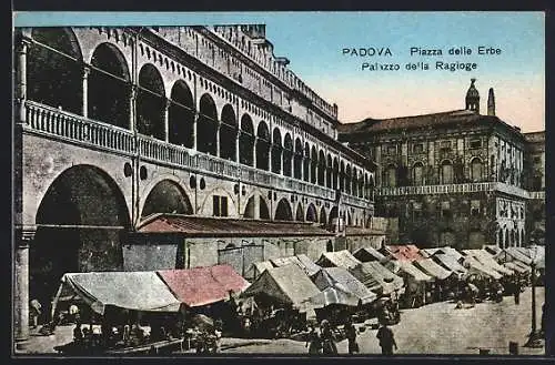 AK Padova, Piazza delle Erbe, Palazzo della Ragioge