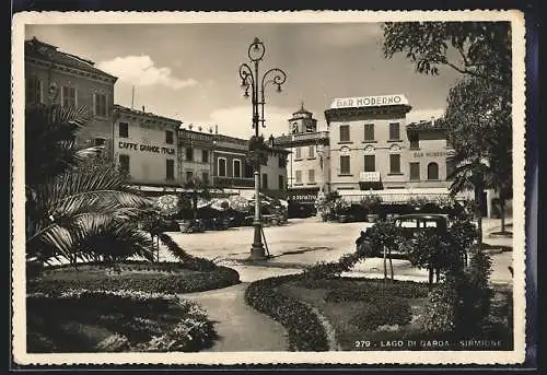 AK Sirmione /Lago di Garda, Café Grande Italia, Café Centrale, Bar Moderno