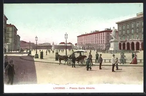 AK Livorno, Piazza Carlo Alberto