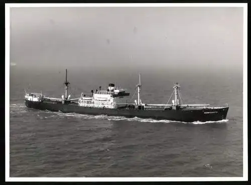 Fotografie Frachtschiff / Frachter Hedwigshütte in Fahrt