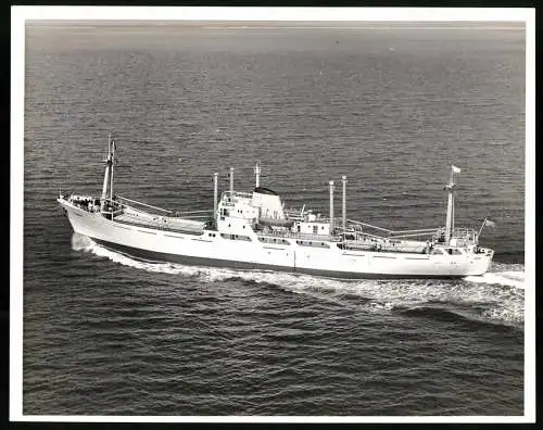 Fotografie Frachtschiff Velarde unter Britischer Handelsflagge, Grossformat 25 x 19cm