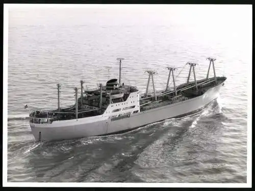 Fotografie Frachtschiff / Frachter Havjo Heimathafen Oslo auf See