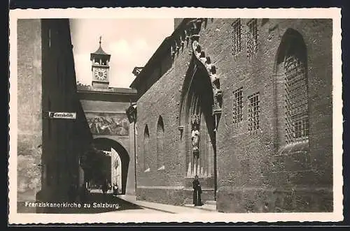 AK Salzburg, Franziskanerkirche, Peterskeller