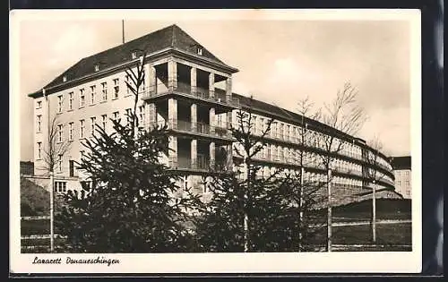 AK Donaueschingen, Blick auf das Lazarett