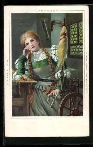 AK Faust's Gretchen am Spinnrad