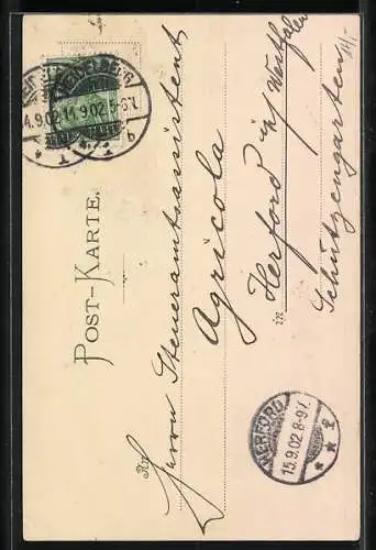 Künstler-AK Schwarzwald-Sagen I, Burkhard Keller von Yburg, Segnung