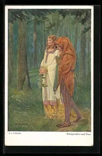 AK Königstochter und Narr, Sage