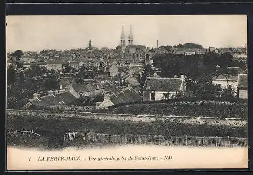 AK La Ferté-Macé, Vue générale prise de Saint-Jean