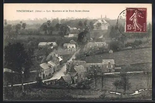 AK Tinchebray, Les Montiers et le Pont Notre-Dame