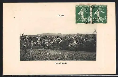 AK Ceton, Vue Générale du village et des environs