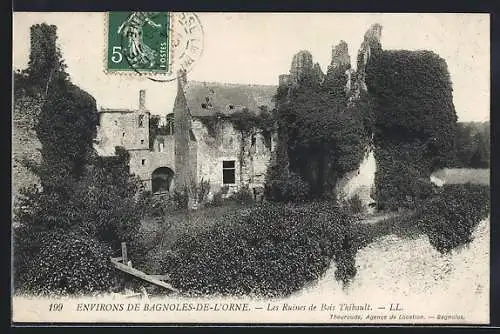 AK Bagnoles-de-l`Orne, Les Ruines de Bois Thibault