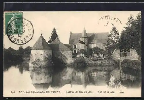 AK Joue-du-Bois, Château de Joue-du-Bois et vue sur le lac