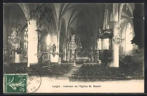 AK L`Aigle, Intérieur de l`Église St. Martin