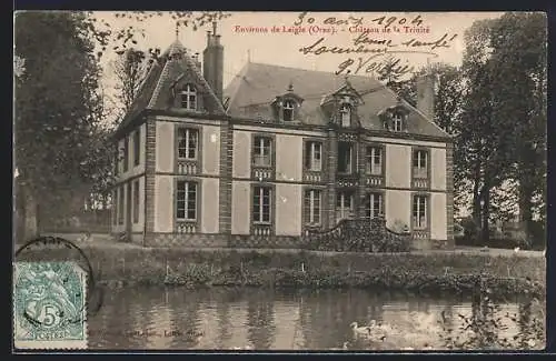 AK L`Aigle, Château de la Trinité et son étang paisible