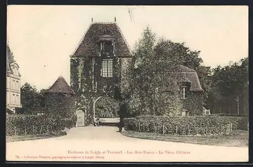 AK Les Bois Francs, Le Vieux Château couvert de lierre