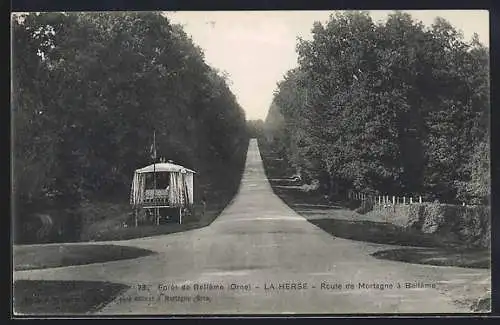 AK Bellême, Route de Mortagne à Bellême dans la forêt de Bellême
