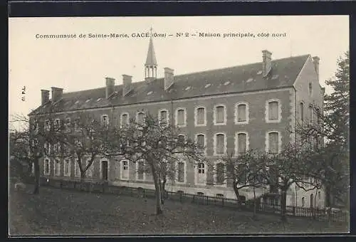 AK Gacé /Orne, Maison principale, coté nord