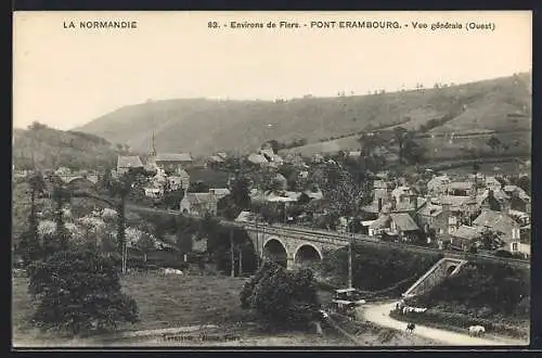 AK Pont-Erambourg /Flers, Vue générale