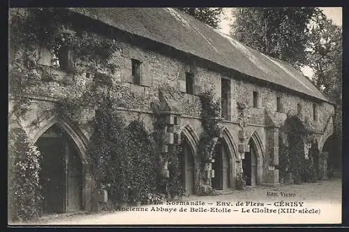 AK Cérisy, Ancienne Abbaye de Belle-Etoile, le cloitre