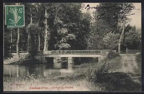 AK Condeau /Orne, Le Pont sur l`Huisne