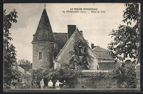 AK Rémalard /Orne, Hotel de Ville