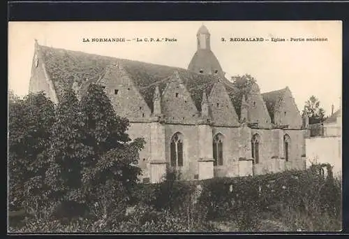 AK Regmalard, Église, Partie ancienne