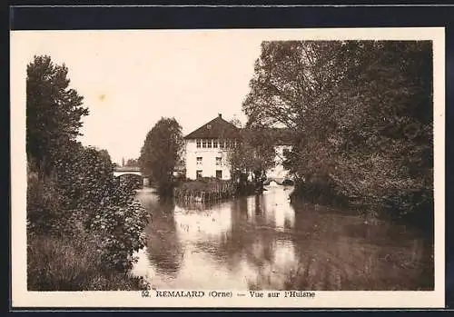 AK Rémalard /Orne, Vue sur l`Huisne