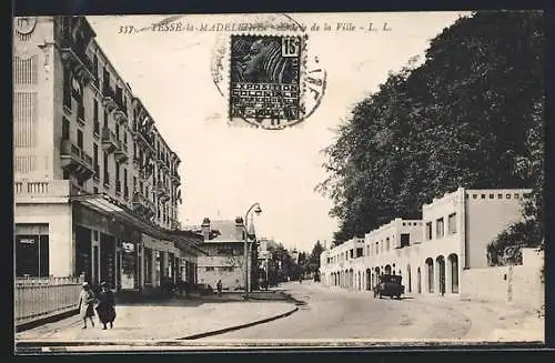 AK Tessé-la-Madeleine, Entrée de la ville