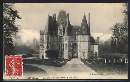 AK Mortrée, Château d`O, aile nord, XVIe siècle