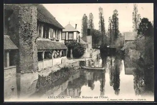 AK Argentan, Vieilles Maisons sur l`Orne