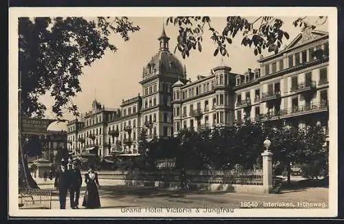 AK Interlaken, Höheweg, Grand Hotels Victoria und Jungfrau