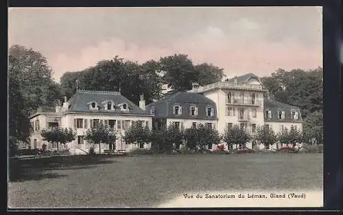 AK Gland /Vaud, Vue du Sanatorium du Léman