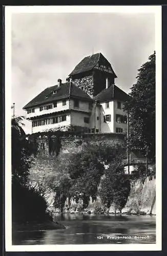 AK Frauenfeld, Flusspartie mit Schloss