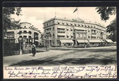 AK Baden-Baden, Hotel Englischer Hof