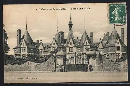 AK Château de Bonnétable, Facade principale