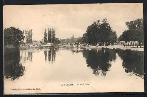 AK La Flèche, Vue du Loir