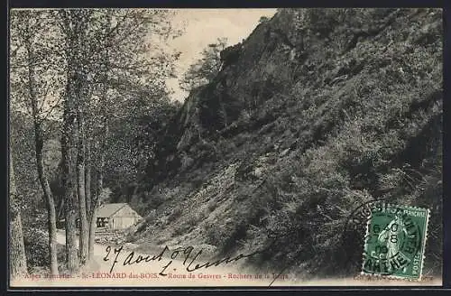 AK St-Léonard-des-Bois, Route de Gesvrs, Rochers de la Barre