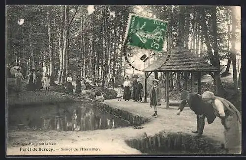 AK Bercey, La Forêt, Source de l`Heritière