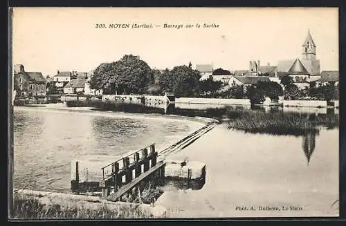 AK Noyan /Sarthe, Barrage sur la Sarthe