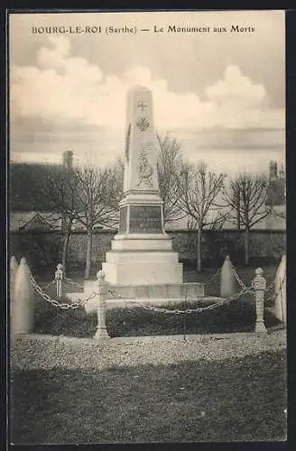 AK Bourg-le-Roi, Le Monument aux Morts