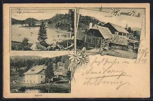 AK Turracherhöhe, Gasthof Seewirt, Gasthaus Badwirt