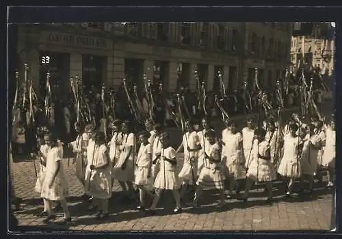 AK St. Gallen, Kinderfest, Strassenumzug