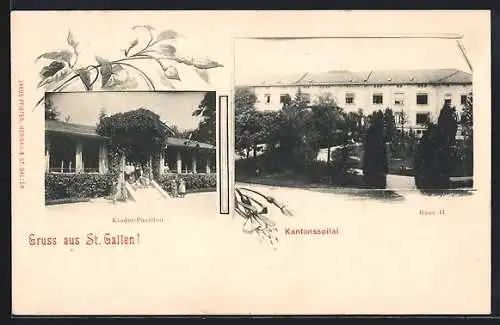 AK St. Gallen, Kantonsspital, Kinder-Pavillon, Haus II.