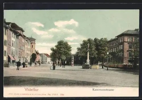 AK Winterthur, Blick in die Kasernenstrasse