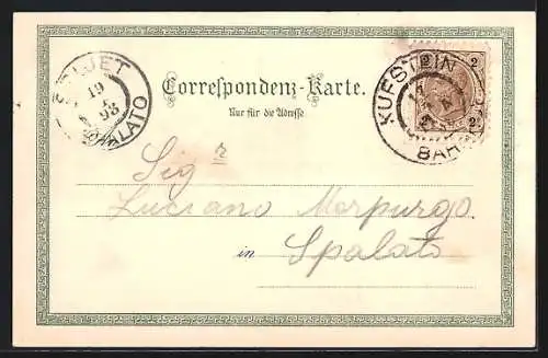 Lithographie Kufstein, Teilansicht