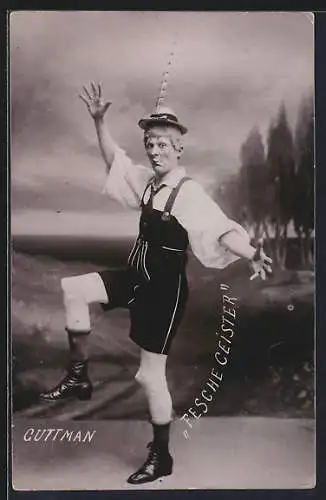 AK Schauspieler Guttmann in Fesche Geister