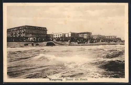 AK Wangeroog, Strand mit Hotels