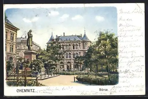Künstler-AK Chemnitz, Börse