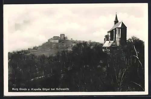 AK Schesslitz, Burg Giech und Kapelle Gügel