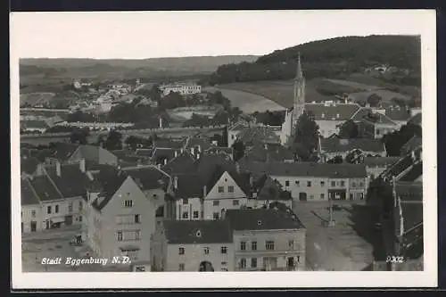 AK Eggenburg, Teilansicht der Stadt